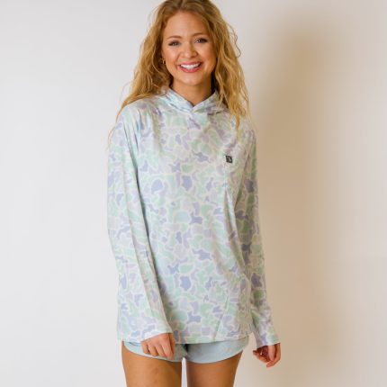 Local Girl Heather Blend Hoodie in Mint