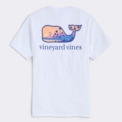 Palm Tree Silhouette Short Sleeve T-Shirt